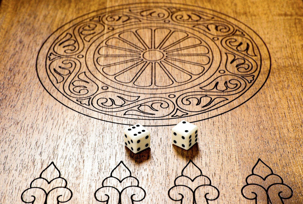 Backgammon Board - Coat of Arms of Georgia - Unumperfectus