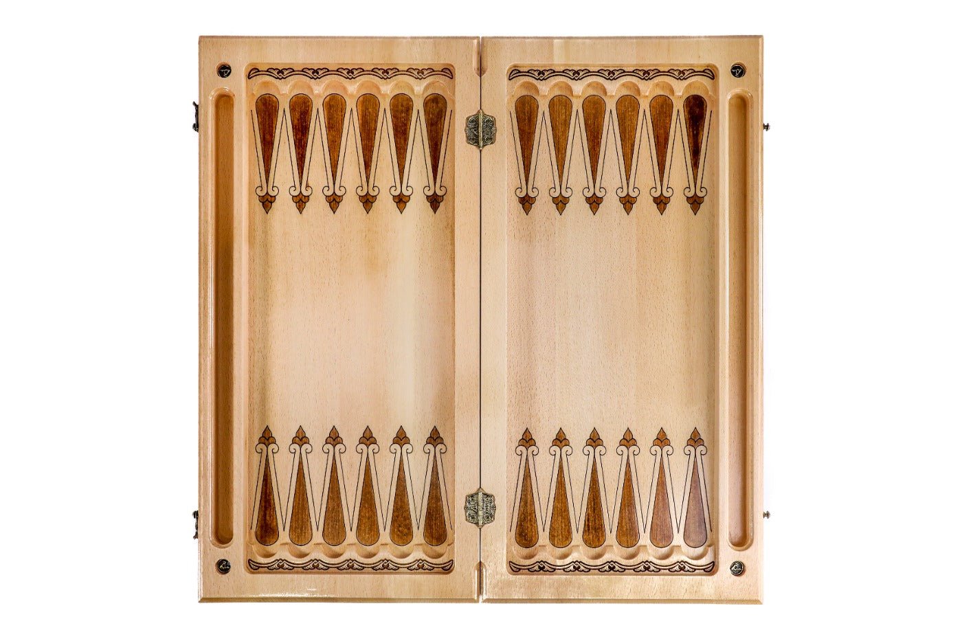 Wooden Carved Chess Set & Backgammon  —  70 cm | 27.5" - Unumperfectus