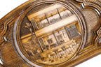 Luxury backgammon board elegant contour artistic wooden style