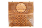 Ornamental backgammon board - corner detail of the board