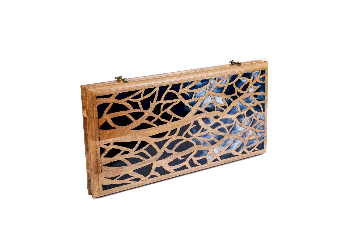 Backgammon Board - Epoxy Trees - Unumperfectus