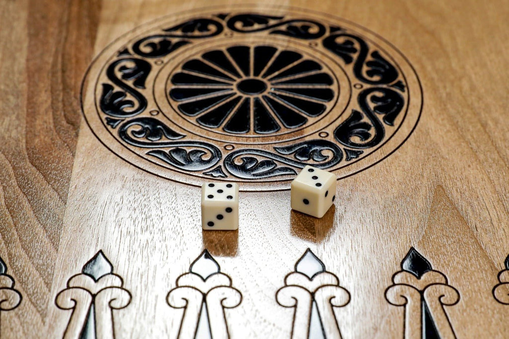 Backgammon Board - Epoxy Trees - Unumperfectus