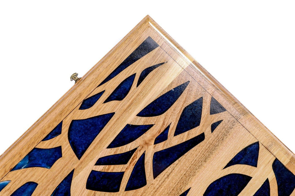 Backgammon Board - Epoxy Trees - Unumperfectus
