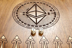 Burj Al Arab Crypto backgammon board - hand-carved detail shot