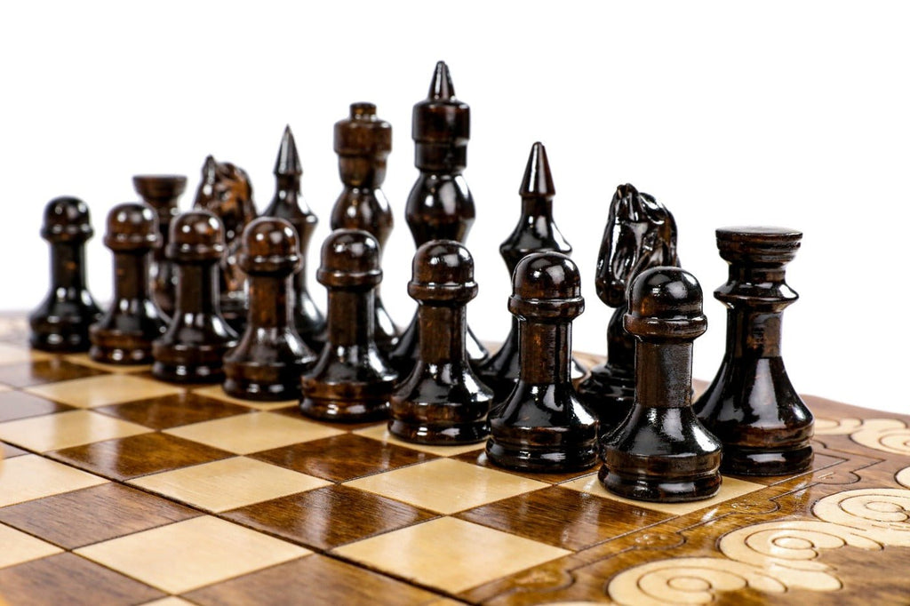Ornamental Classic Chess Set Eternity Design 15.7" | 40 cm - Unumperfectus