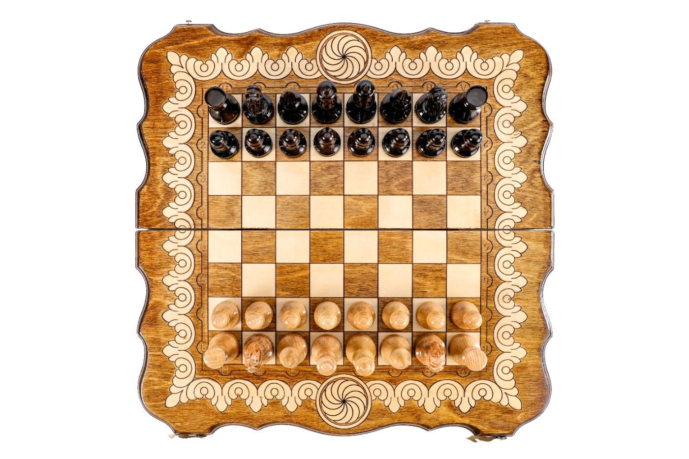 Ornamental Classic Chess Set Eternity Design 15.7" | 40 cm - Unumperfectus