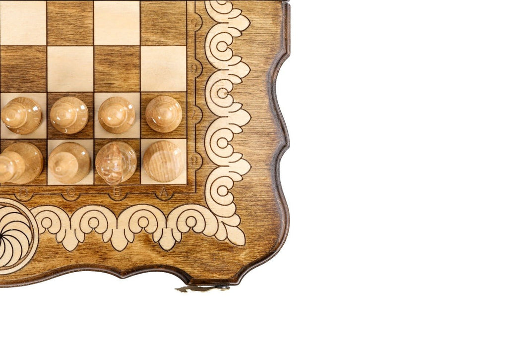 Ornamental Classic Chess Set Eternity Design 15.7" | 40 cm - Unumperfectus