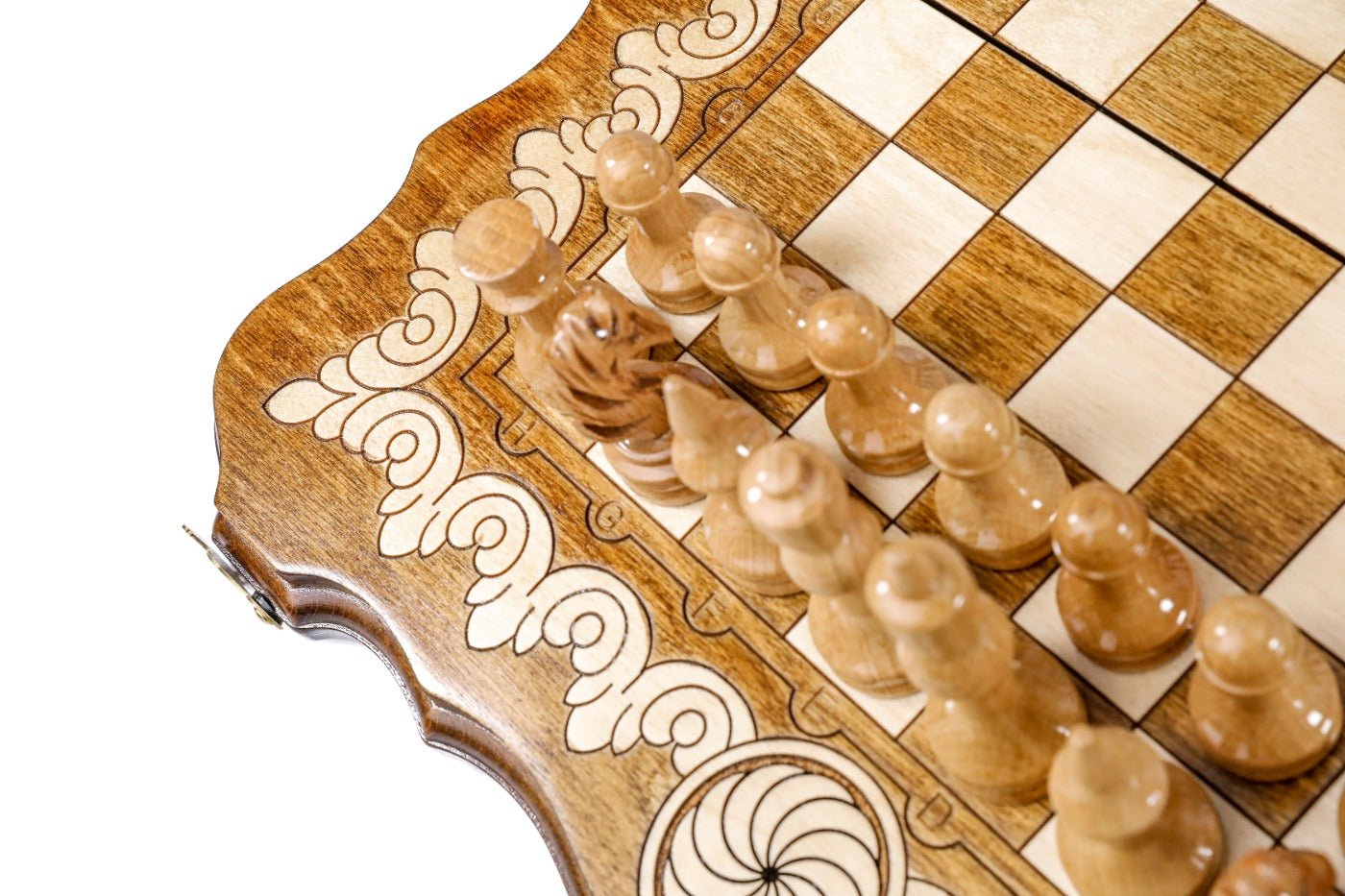 Ornamental Classic Chess Set Eternity Design 15.7" | 40 cm - Unumperfectus