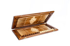 Wolf Eagle backgammon board - closed cover detail