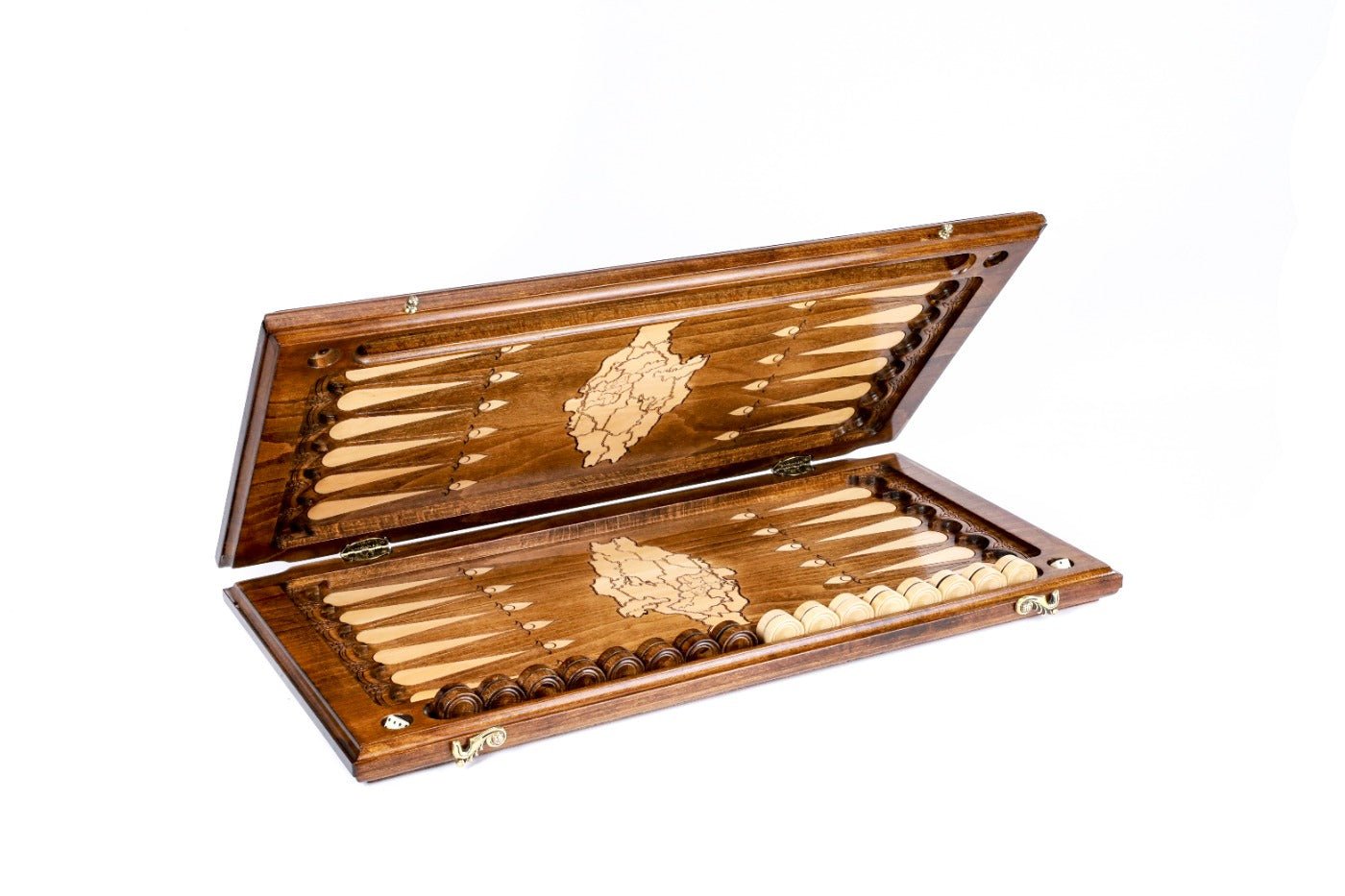 Backgammon Board - Wolf & Eagle - Unumperfectus