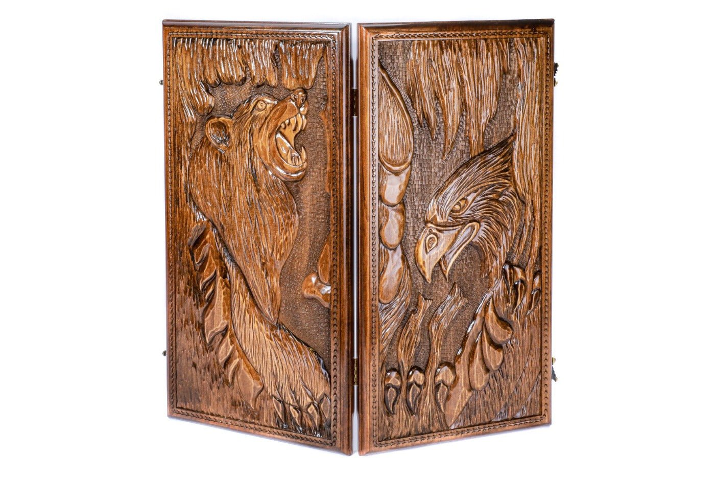 Backgammon Board - Wolf & Eagle - Unumperfectus