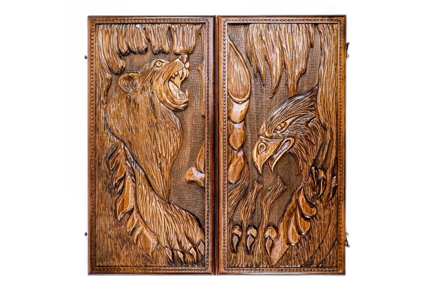 Backgammon Board - Wolf & Eagle - Unumperfectus