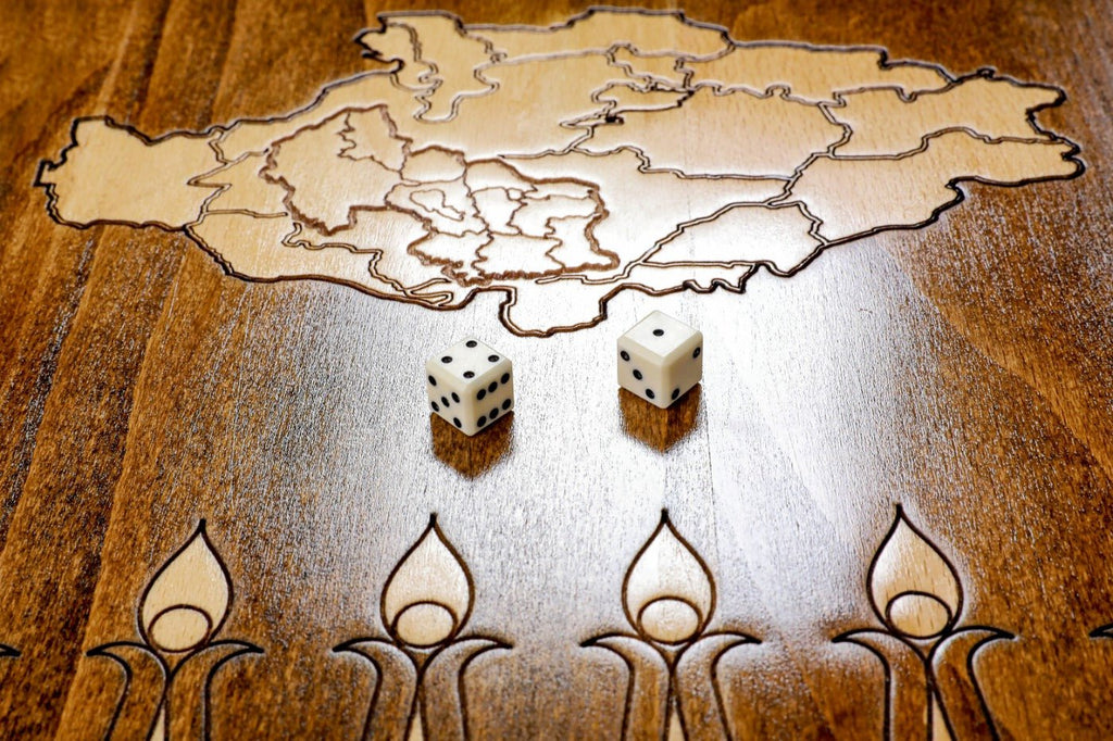 Backgammon Board - Wolf & Eagle - Unumperfectus