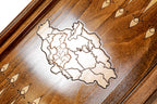 Wolf Eagle backgammon board - closed cover detail