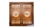Happy Pizza Savvy Sliders backgammon board - carrying case and accessories