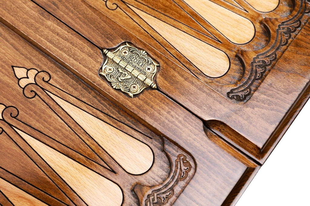 Backgammon Board - Happy Pizza & Savvy Sliders - Unumperfectus