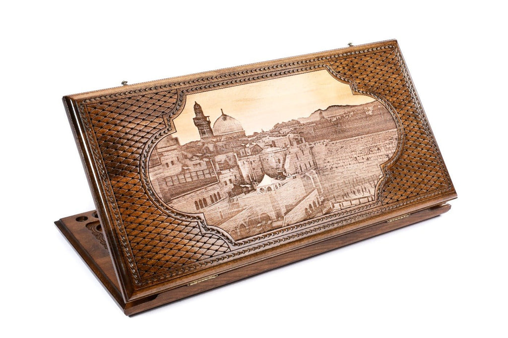 Holy Land wooden backgammon board handcrafted classic design