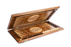 Holy Land backgammon board - closed cover detail
