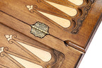 Holy Land backgammon board - side profile showing the craftsmanship