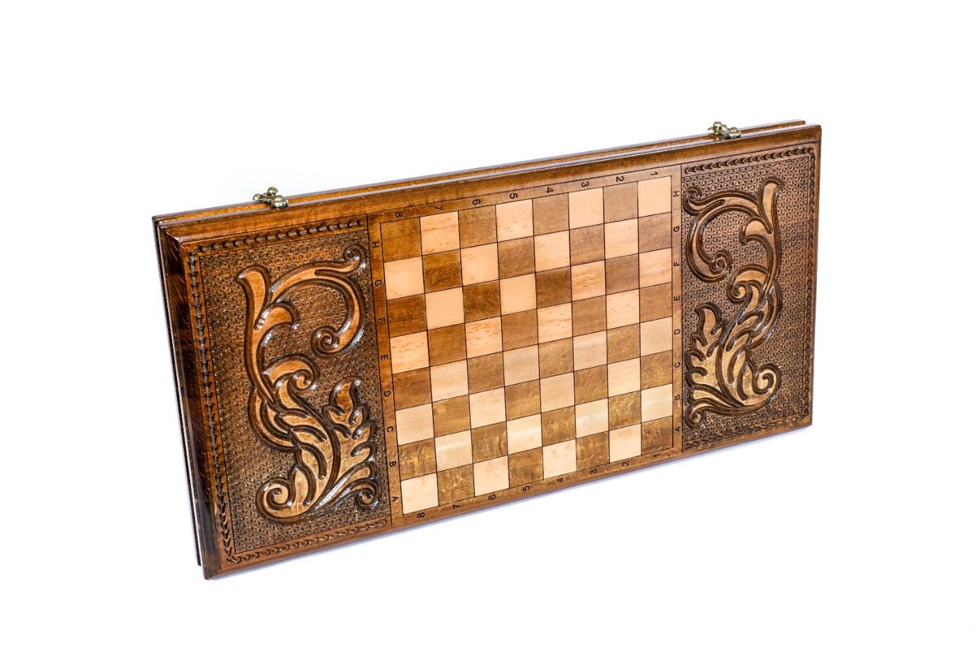 Wooden Backgammon Board Tutankhamun Classic 23.6" | 60 cm - Unumperfectus