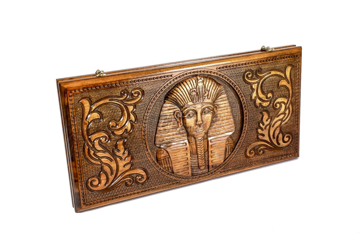 Wooden Backgammon Board Tutankhamun Classic 23.6" | 60 cm - Unumperfectus