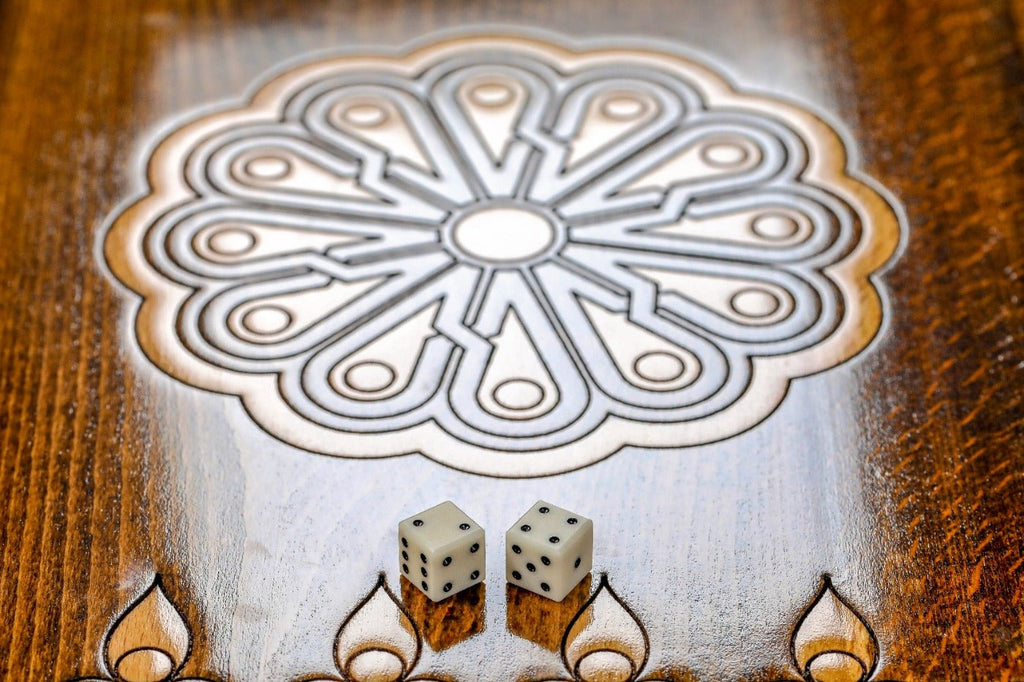 Wooden Backgammon Board Tutankhamun Classic 23.6" | 60 cm - Unumperfectus