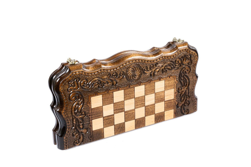 Eternity Classic Chess Set & Backgammon Board 40 cm | 15.7" - Unumperfectus