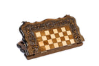 Eternity Classic chess and backgammon set in wood by Hrachya Ohanyan