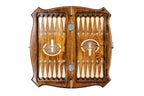 Dubai chess and backgammon set - angled view showing the craftsmanship