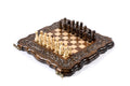 Handmade chess and backgammon set with decorative pattern design 23.6 inch
