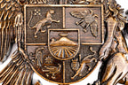 Hand-carved Coat of Arms of Armenia, 11.8" / 30 cm — full view