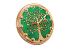 Armenian pomegranate tree wall clock, view 5, by Hrachya Ohanyan