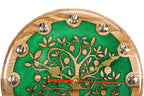 Armenian pomegranate tree wall clock, detail view, by Hrachya Ohanyan
