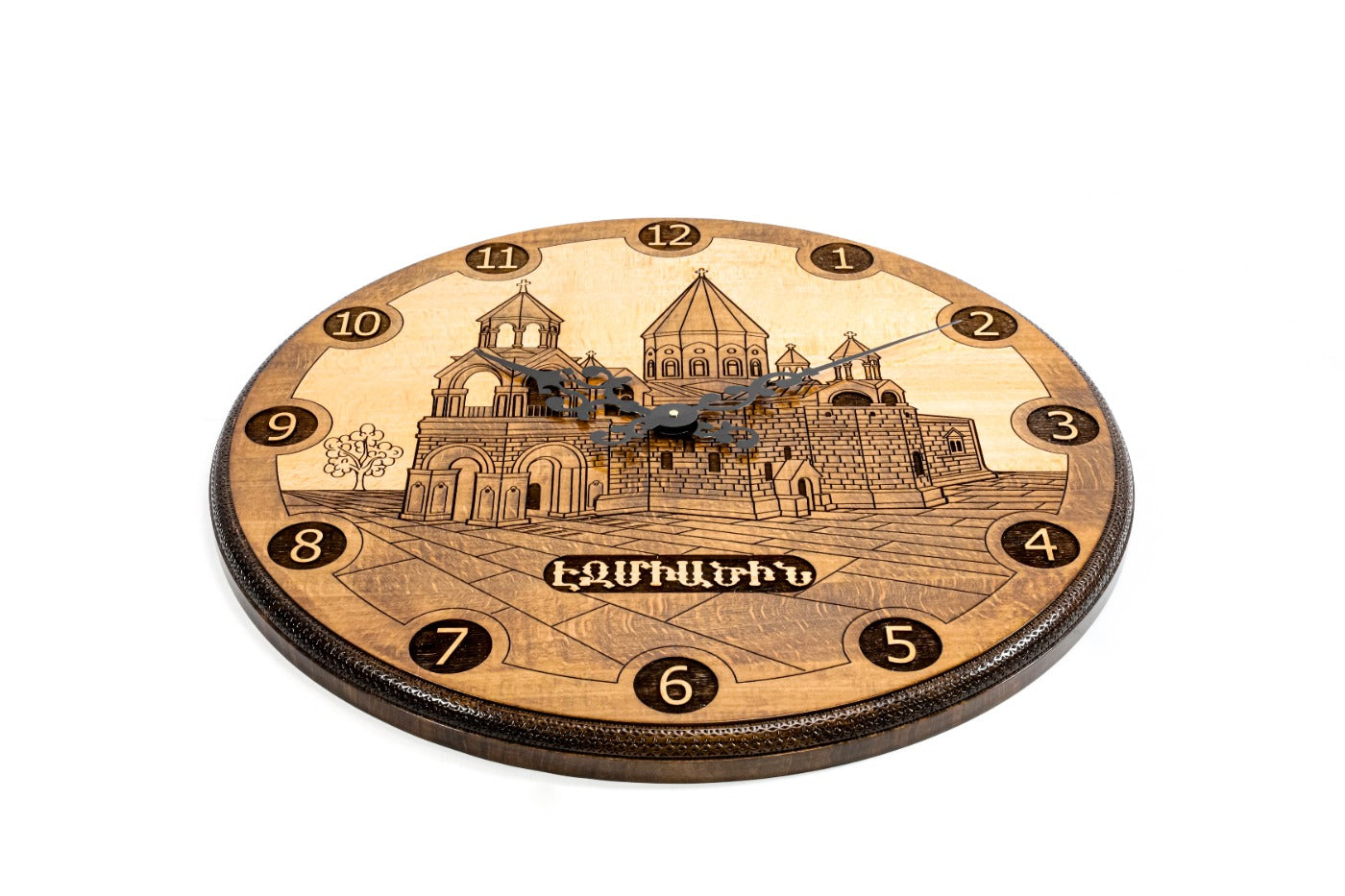 Etchmiadzin Cathedral wall clock, second view, by Hrachya Ohanyan