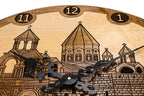 Etchmiadzin Cathedral wall clock, view 4, by Hrachya Ohanyan
