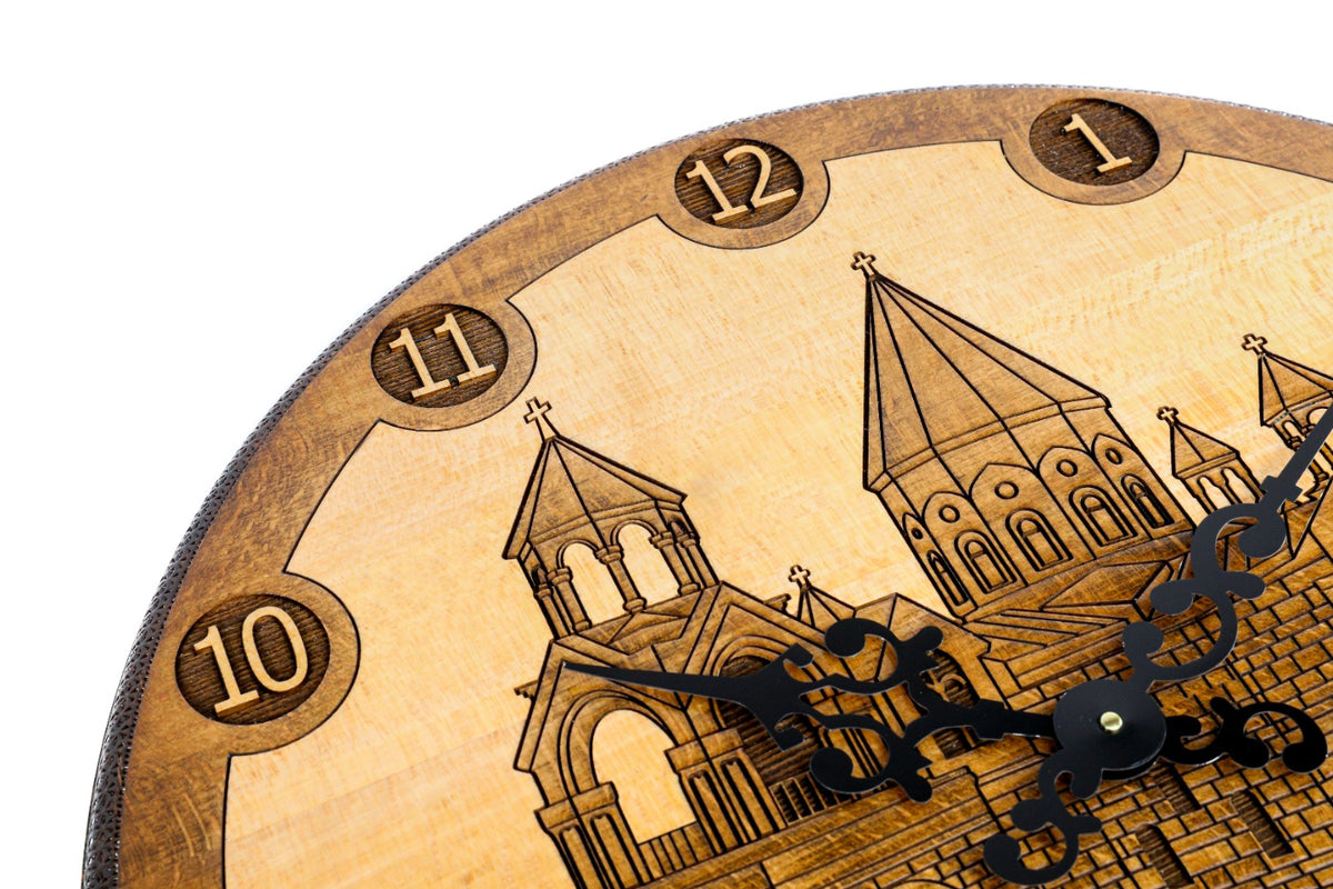 Etchmiadzin Cathedral wall clock, view 5, by Hrachya Ohanyan