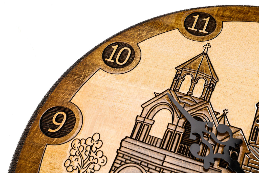 Etchmiadzin Cathedral wall clock, view 7, by Hrachya Ohanyan