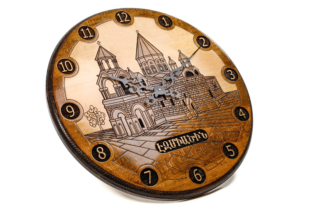 Etchmiadzin Cathedral wall clock, view 8, by Hrachya Ohanyan
