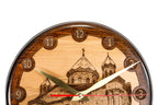 Armenian church wall clock, detail view, by Hrachya Ohanyan