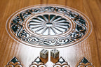 Backgammon Board - Natural Branch & Turquoise Epoxy Design - Unumperfectus