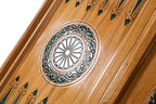 Backgammon Board - Natural Branch & Turquoise Epoxy Design - Unumperfectus
