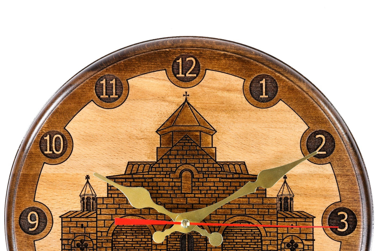 Church of St. Gayane wall clock, detail view, by Hrachya Ohanyan