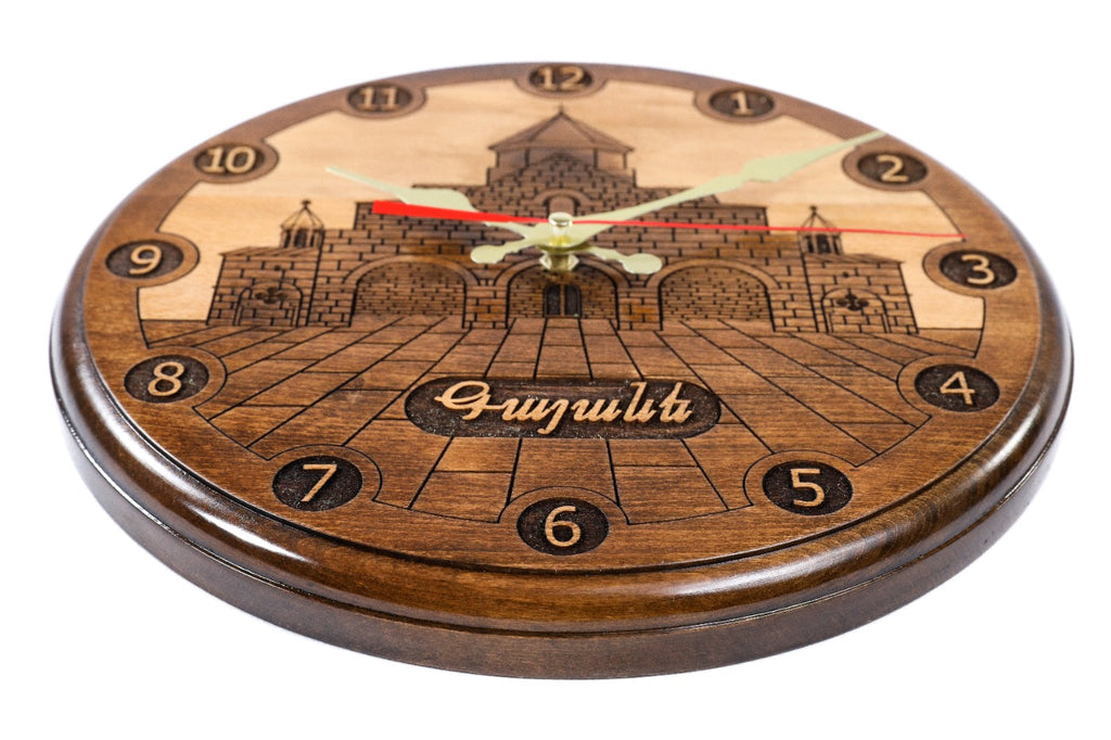 Church of St. Gayane wall clock, second view, by Hrachya Ohanyan