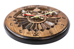 Armenian letters wall clock, second view, by Hrachya Ohanyan