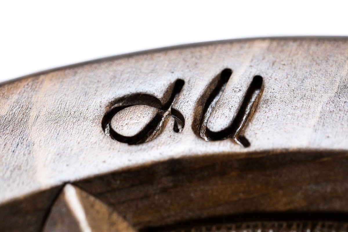 Armenian letters wall clock, view 5, by Hrachya Ohanyan