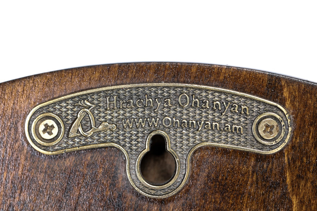 Armenian letters wall clock, view 6, by Hrachya Ohanyan