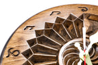 Armenian letters wall clock, view 7, by Hrachya Ohanyan