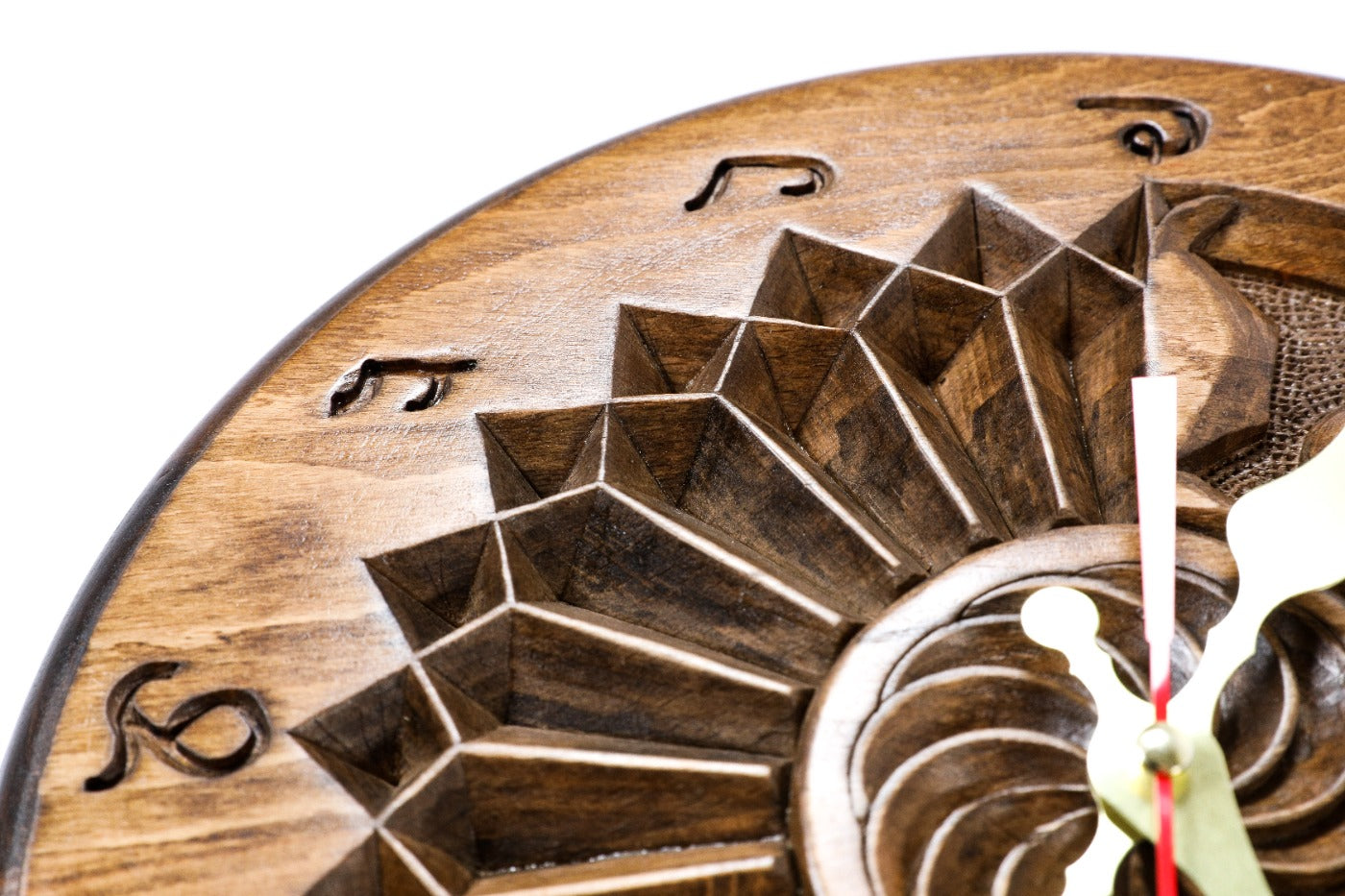 Armenian letters wall clock, view 7, by Hrachya Ohanyan