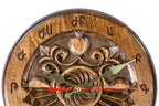 Armenian letters wall clock, detail view, by Hrachya Ohanyan