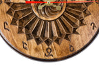 Armenian letters wall clock, view 9, by Hrachya Ohanyan